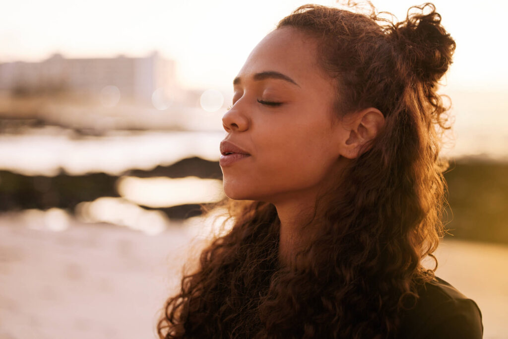 A-Pensive-Woman-Outside-1
